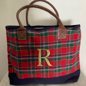 Plaid Monogrammed Purse
